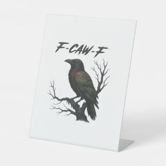 F-Caw-F Klassisch Cool Sockelschild