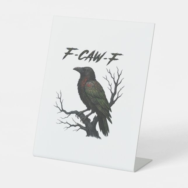 F-Caw-F Klassisch Cool Sockelschild (Vorderseite)
