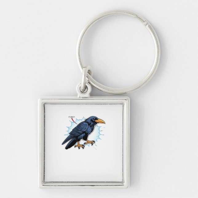 F-Caw-F Klassisch Einfach Sauber Schlüsselanhänger (Vorne)