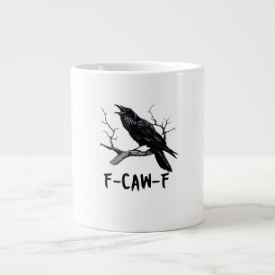 F-Caw-F Klassisch Minimal Sauber Jumbo-Tasse