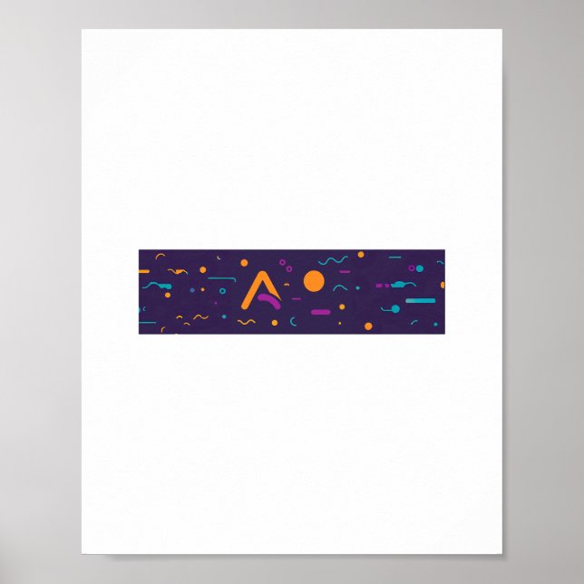 F-Caw-F Klassisch Minimal Sauber Poster (Vorne)
