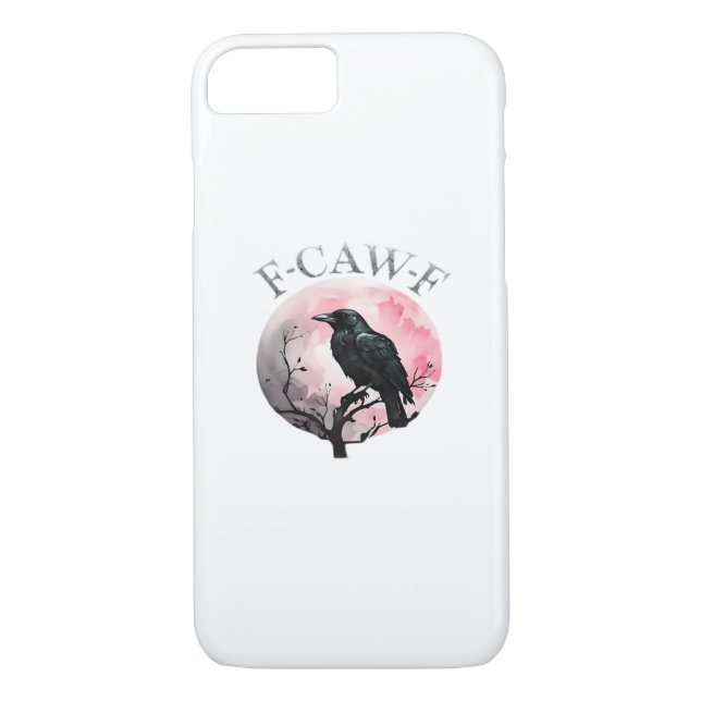 F-Caw-F Klassisch Retro-Kühl Case-Mate iPhone Hülle (Rückseite)