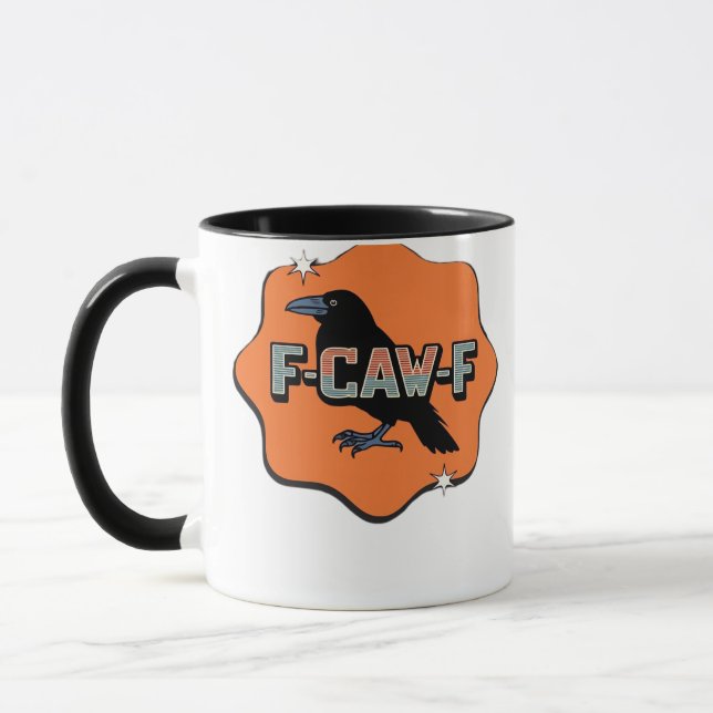 F-Caw-F Klassisch Trendy Casual Tasse (Links)