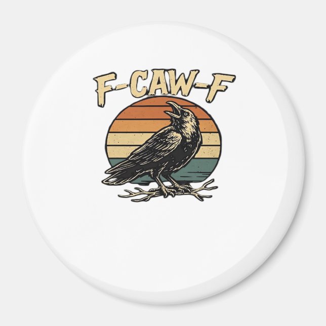 F-Caw-F Klassische Vintage-Kunst Magnet (Vorne)