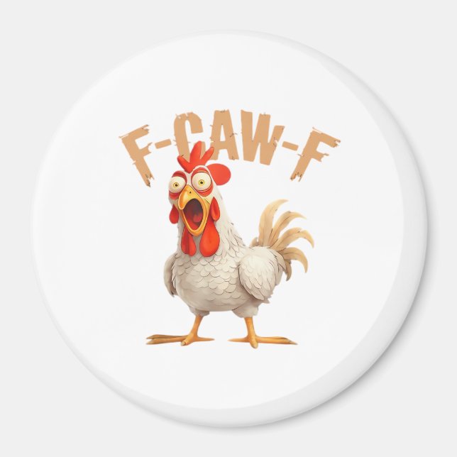 F-Caw-F Klassischer ästhetischer Stil Magnet (Vorne)
