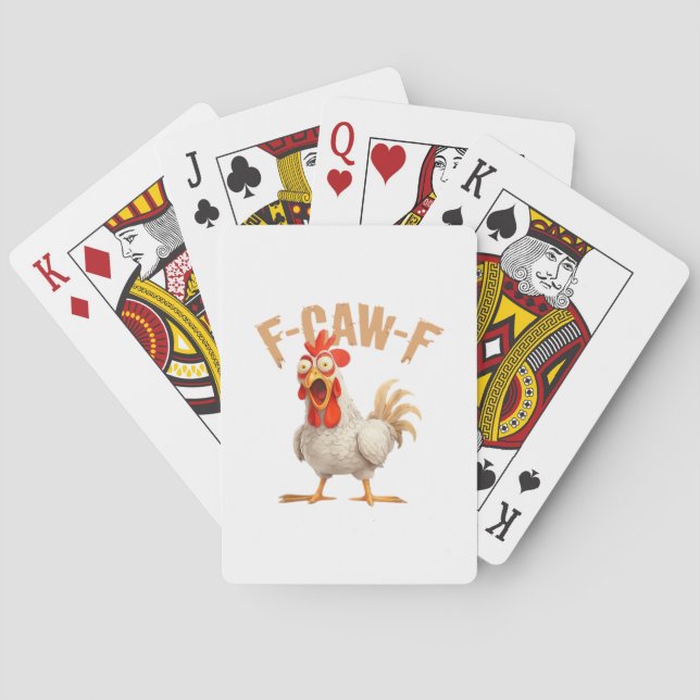 F-Caw-F Klassischer ästhetischer Stil Spielkarten (Rückseite)