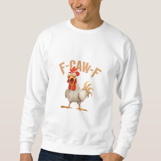 F-Caw-F Klassischer ästhetischer Stil Sweatshirt (Vorderseite)