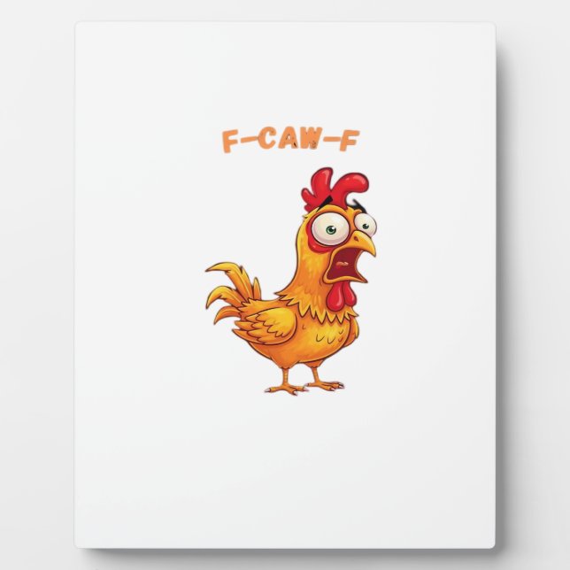 F-Caw-F Klassischer lustiger Spruch Fotoplatte (Vorderseite)