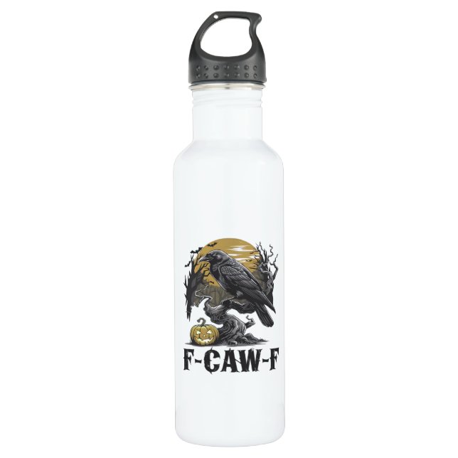 F-Caw-F Klassisches Minimaldesign Edelstahlflasche (Vorderseite)