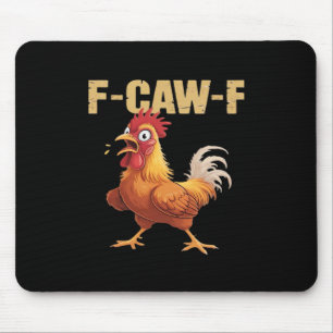 F-Caw-F Krähe Gothic Lustiger Humor Mousepad