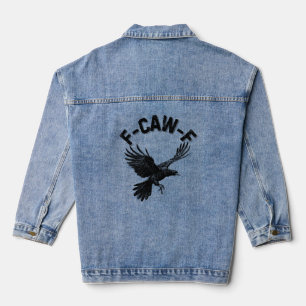 F CAW F Krähe Jeansjacke