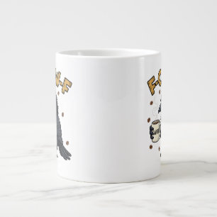 F-CAW-F Krähenbecher Lustiger F Caw F Kaffeebech Jumbo-Tasse
