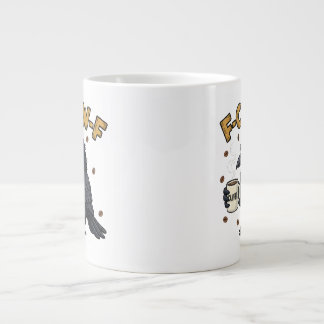F-CAW-F Krähenbecher | Lustiger F Caw F Kaffeebech Jumbo-Tasse