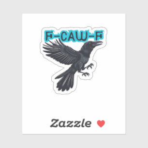 F Caw F Kreativer lässiger Stil Aufkleber