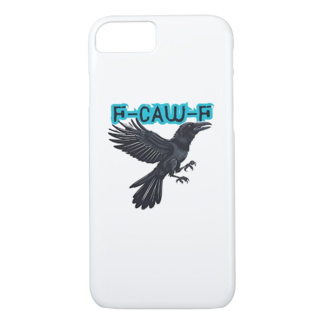 F Caw F Kreativer lässiger Stil Case-Mate iPhone Hülle (Rückseite)