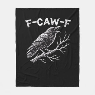 F-Caw-F Kreativstil Fleecedecke
