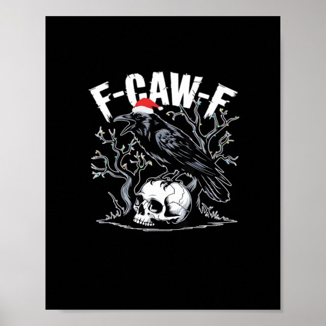 F-Caw-F Lustig Trendig Poster (Vorne)