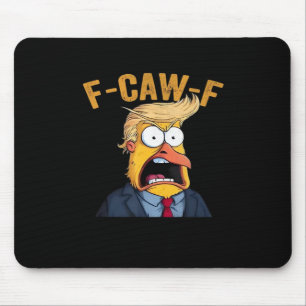 F-Caw-F Lustiger Hahn Klassiker Mousepad