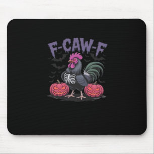 F Caw F Lustiger Hahn Klassischer Einfacher Stil Mousepad