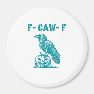 F-Caw-F Lustiger Rabe Gothic-Krähe Retro-Klassiker Magnet
