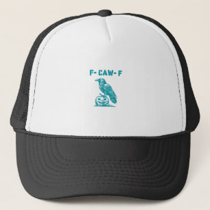 F-Caw-F Lustiger Rabe Gothic Krähe Retro Klassiker Truckerkappe