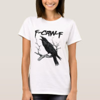 F Caw F Lustiger Schwarzer Rabe F-Caw-F Schwarzer 