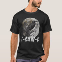 F-Caw-F Lustiger Schwarzer Vogel Mond Gothic Erwac