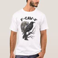F-Caw-F Lustiger Schwarzer Vogel Mond Gothic Erwac
