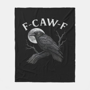 F-Caw-F Lustiger Spruch Fleecedecke