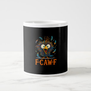 F-Caw-F Lustiger Unordentlicher Huhn Vogel Hahn F- Jumbo-Tasse