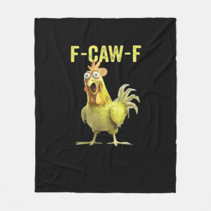 F-Caw-F Lustiges Huhn Klassisch Kreative Casual Fleecedecke