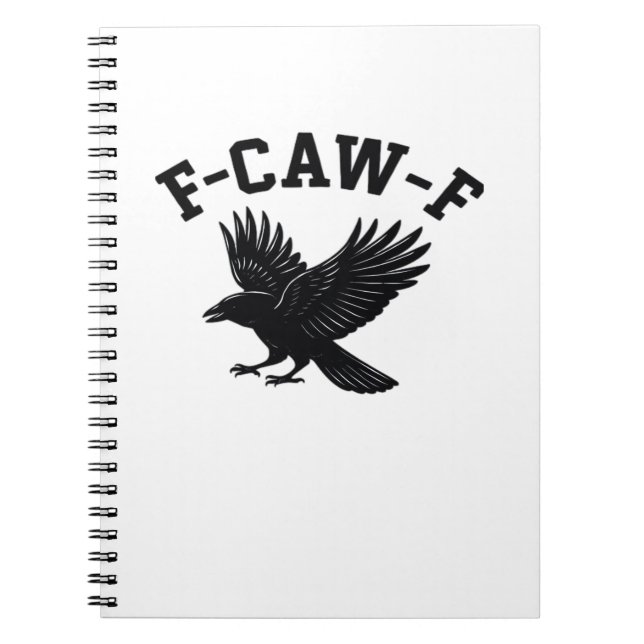 F-Caw-F Meme Funny Trendy Notizblock (Vorderseite)