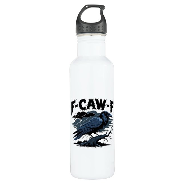 F-Caw-F Minimal Clean Design Edelstahlflasche (Vorderseite)