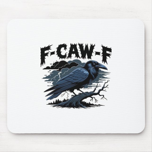 F-Caw-F Minimal Clean Design Mousepad (Vorne)
