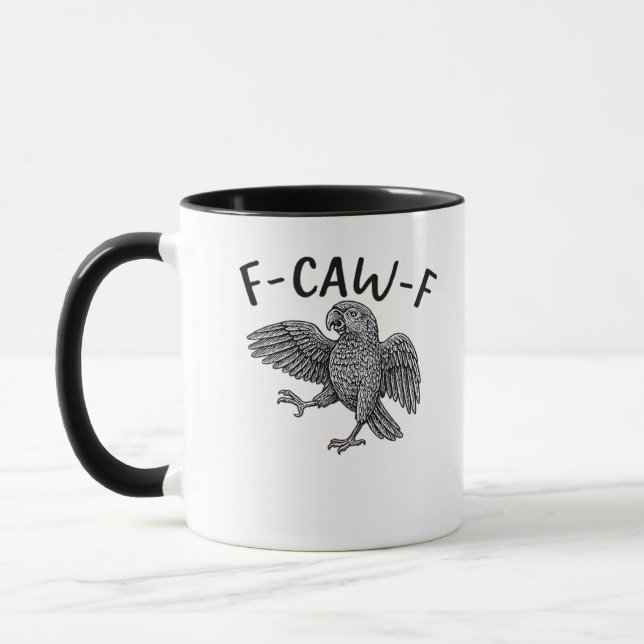 F Caw F Minimal Clean Design Tasse (Links)