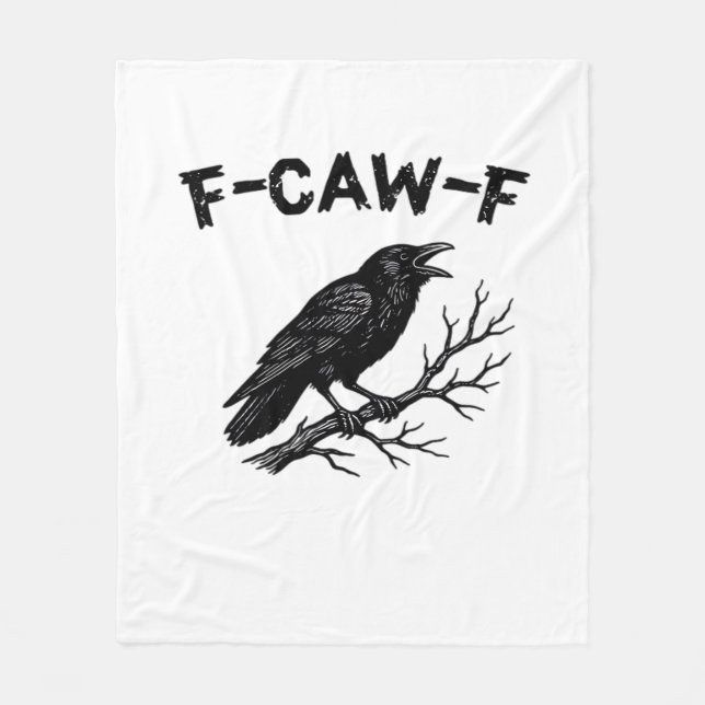 F-Caw-F Minimal Clean Fleecedecke (Vorderseite)