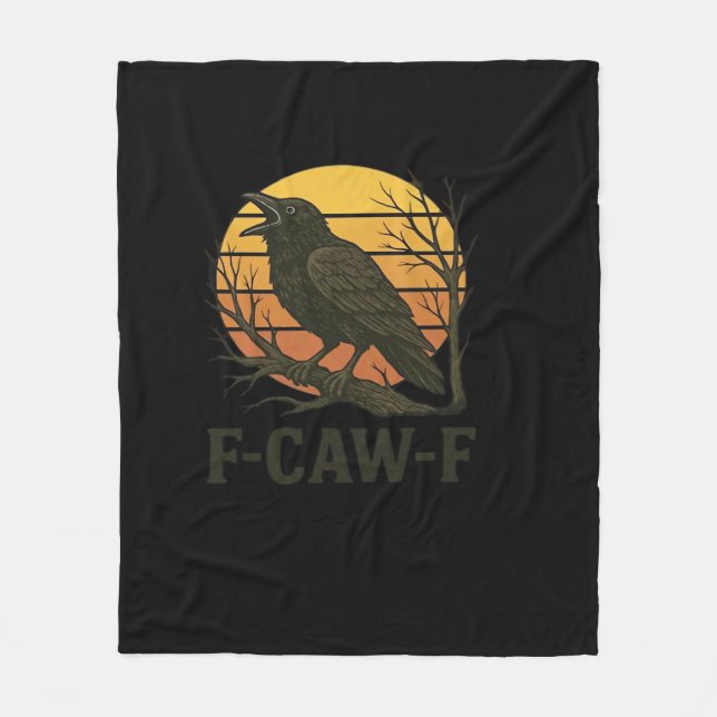 F-Caw-F Minimal Clean Fleecedecke (Vorderseite)