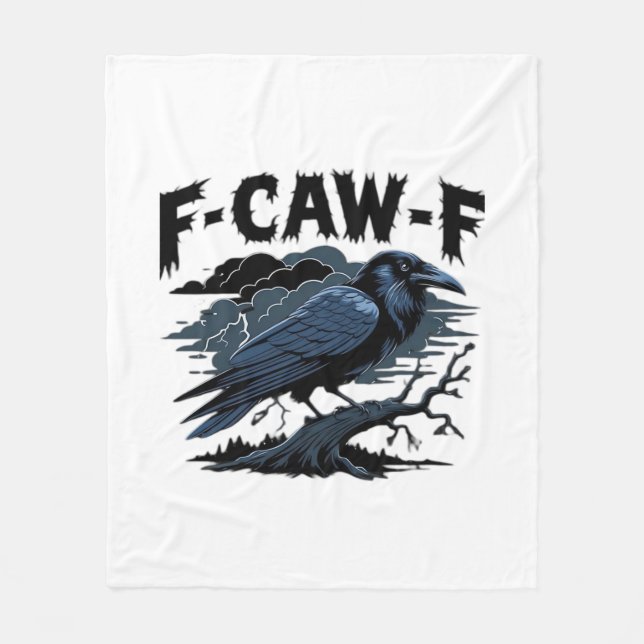 F-Caw-F Minimal Clean Fleecedecke (Vorderseite)