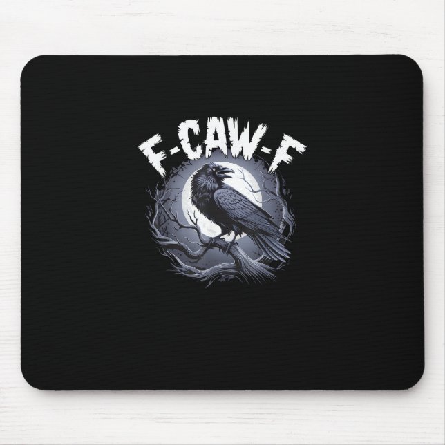 F-Caw-F Minimal Clean Mousepad (Vorne)