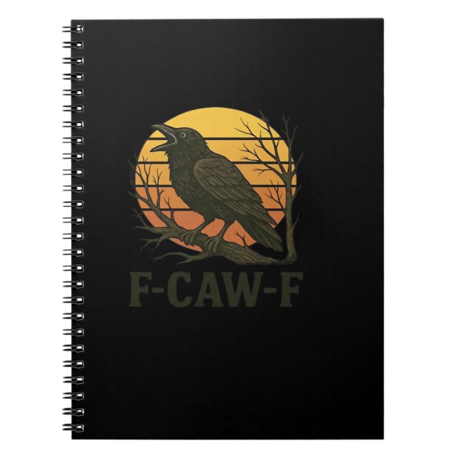 F-Caw-F Minimal Clean Notizblock (Vorderseite)