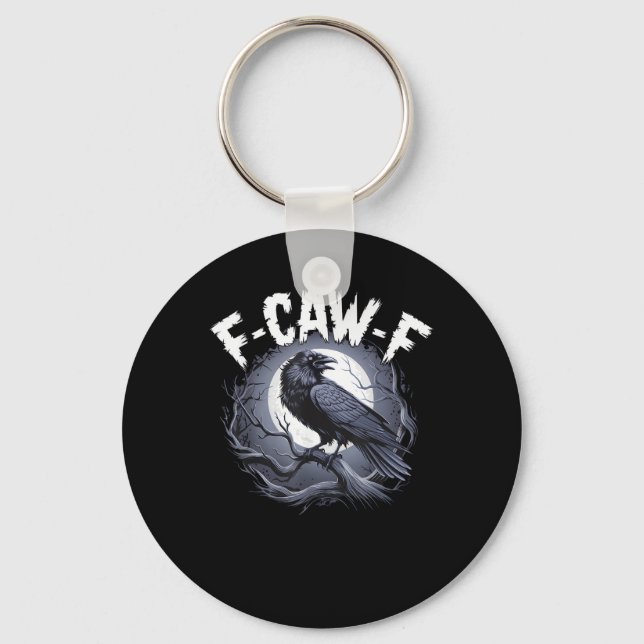 F-Caw-F Minimal Clean Schlüsselanhänger (Vorderseite)