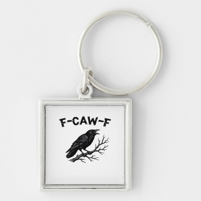 F-Caw-F Minimal Clean Schlüsselanhänger (Vorne)