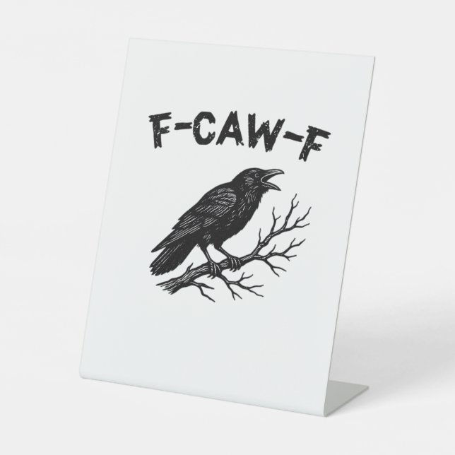 F-Caw-F Minimal Clean Sockelschild (Vorderseite)