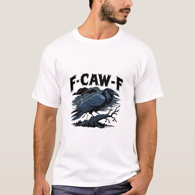 F-Caw-F Minimal Clean T-Shirt (Vorderseite)