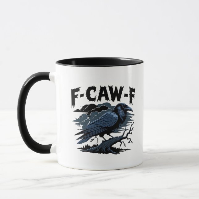 F-Caw-F Minimal Clean Tasse (Links)
