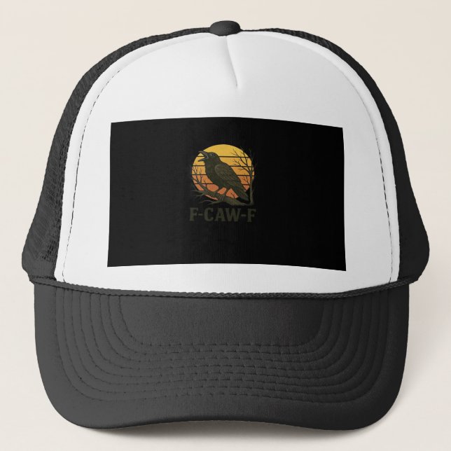F-Caw-F Minimal Clean Truckerkappe (Vorderseite)