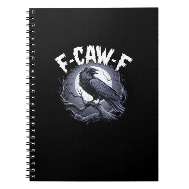 F-Caw-F Minimal Sauber Notizblock (Vorderseite)