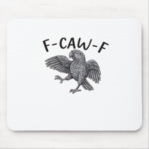 F Caw F Minimalistisches sauberes Design Mousepad