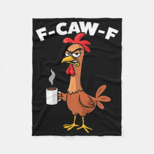 F-caw-f Morgenkaffee Fleecedecke