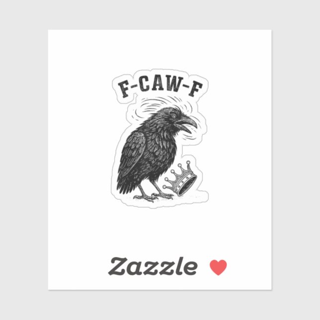 F Caw F No Kings In America Creative Style Aufkleber (Blatt)